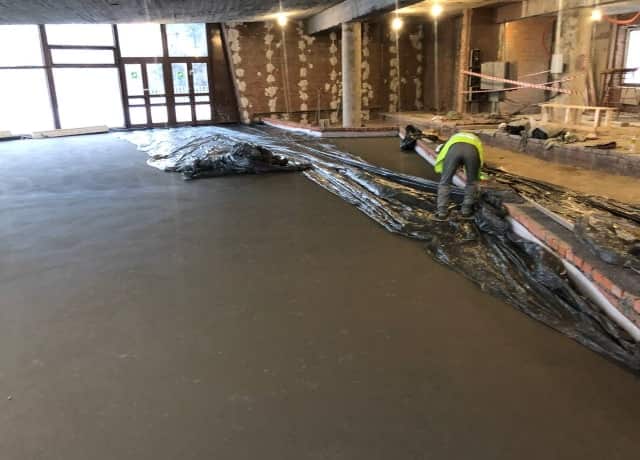 Стяжка пола за один день